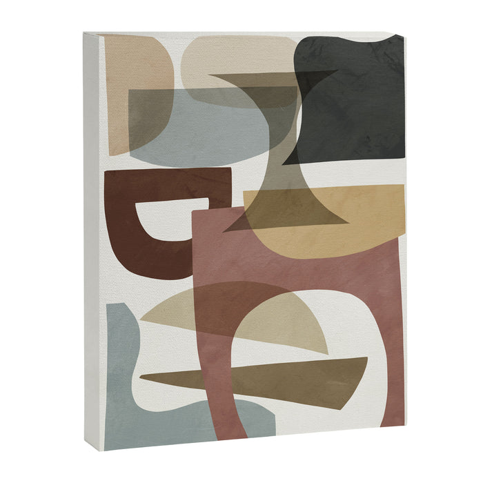 Shapes Modern Canvas Print Gallery Image 1