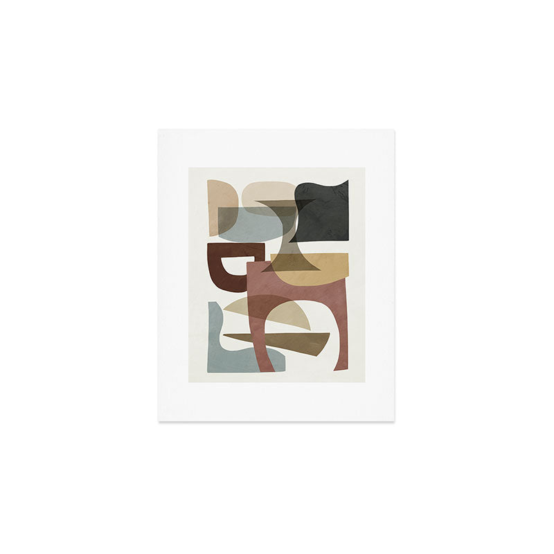 Shapes Modern Art Print Gallery Image 1