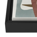 Shapes Modern Framed Canvas Print Gallery Image 3