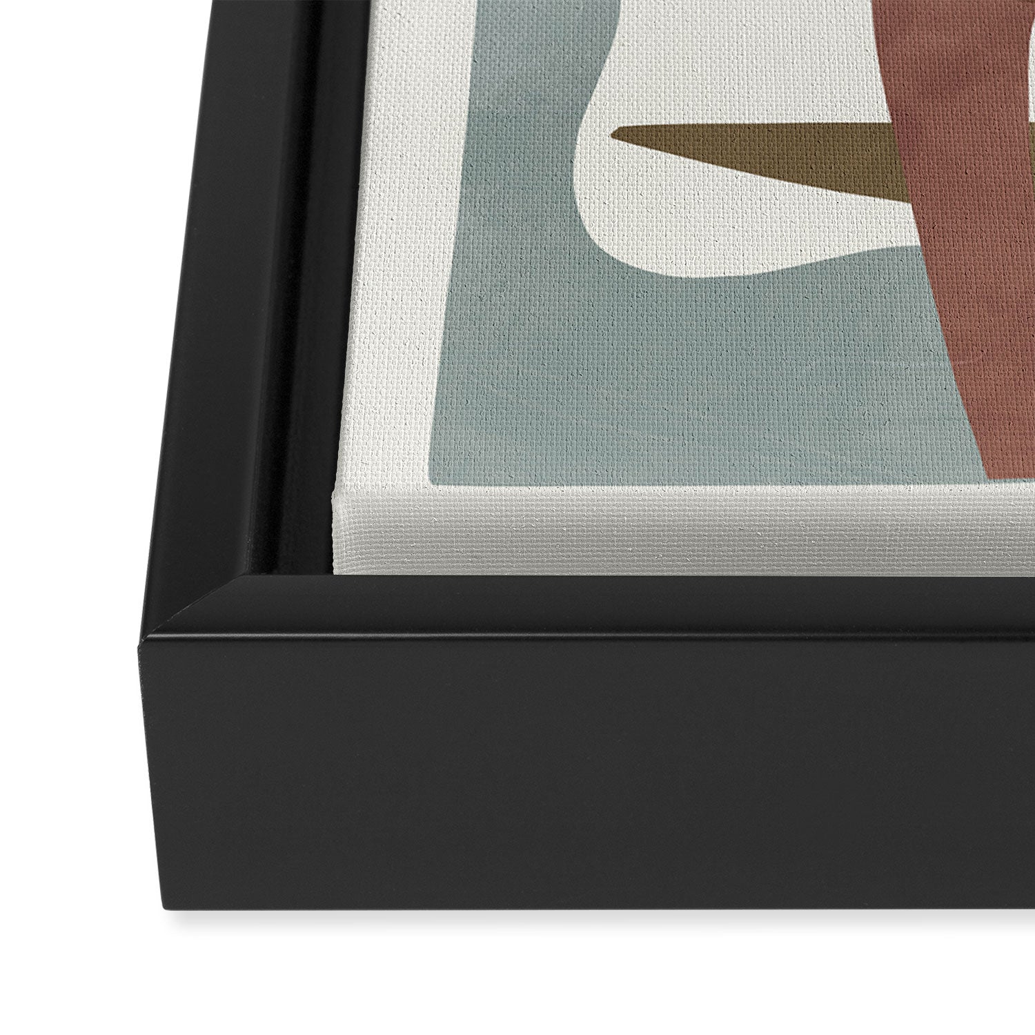 Shapes Modern Framed Canvas Print Gallery Image 3