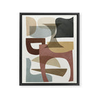 Shapes Modern Framed Canvas Print Gallery Image 6