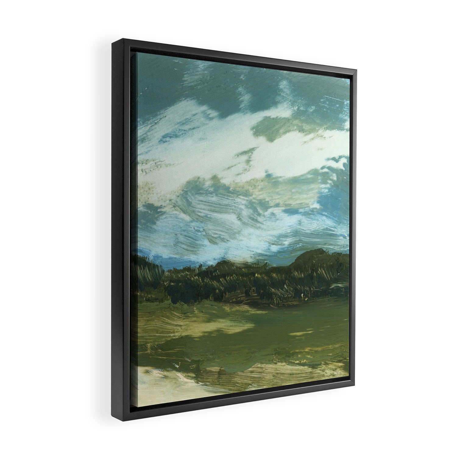 Spring Beach Framed Canvas Print Gallery Image 2