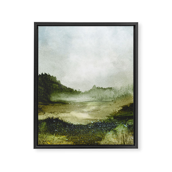 Springtime Walk Framed Canvas Print Gallery Image 1