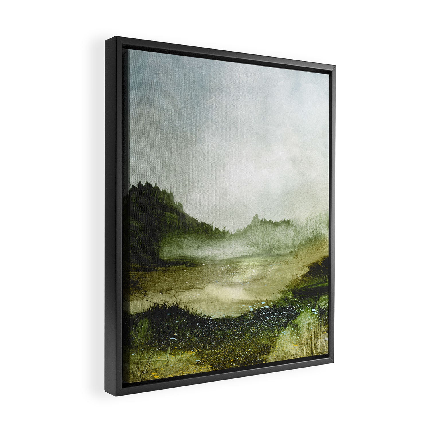 Springtime Walk Framed Canvas Print Gallery Image 2