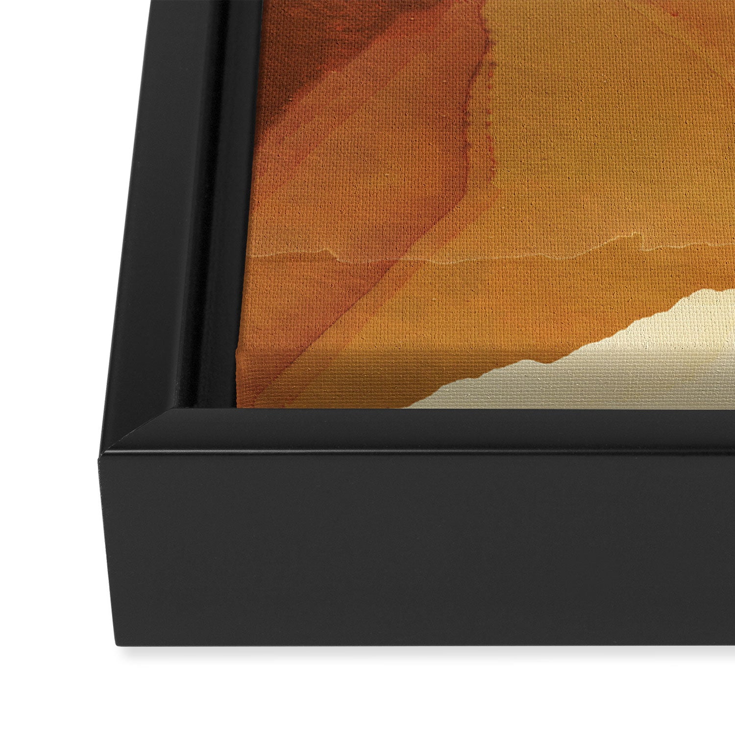 Sunset Walk Framed Canvas Print Gallery Image 3