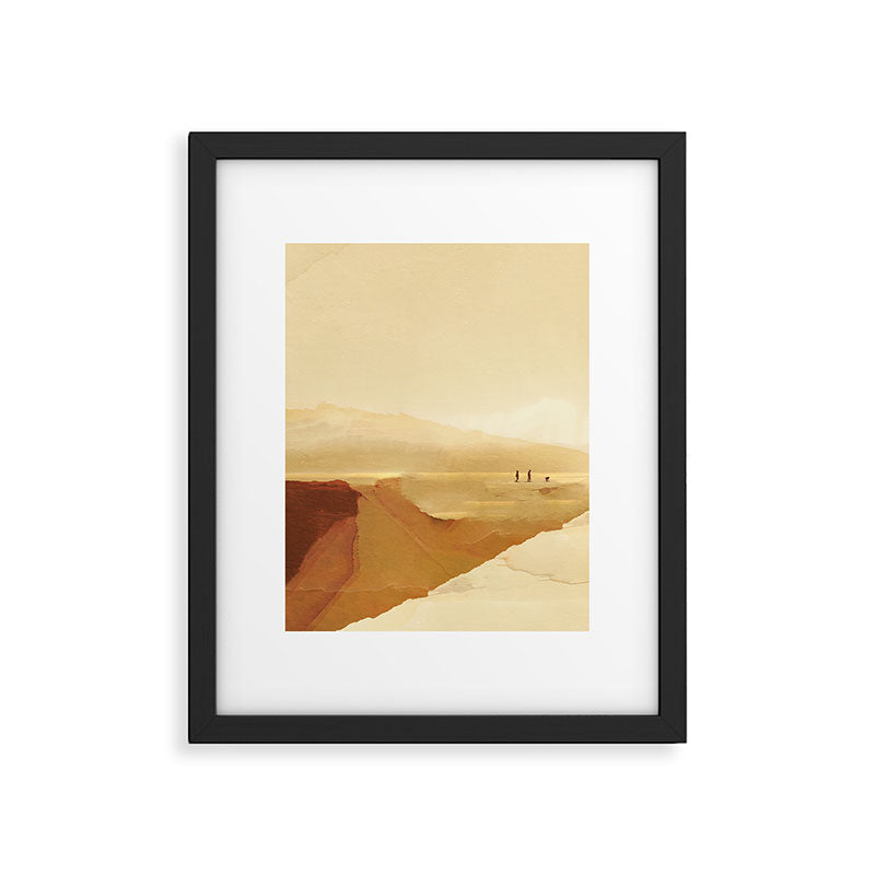 Sunset Walk Framed Art Print Gallery Image 5