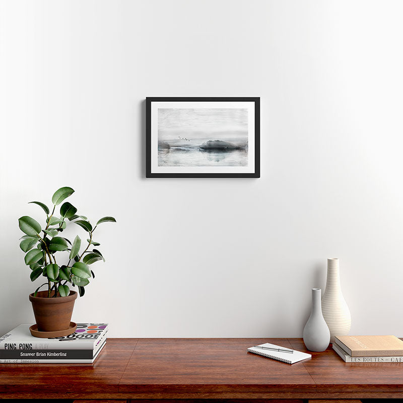 The Lake Framed Art Print Gallery Image 2