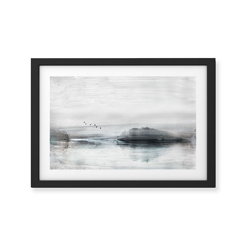 The Lake Framed Art Print Gallery Image 2