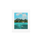 Tropical View Art Print Gallery Image 1