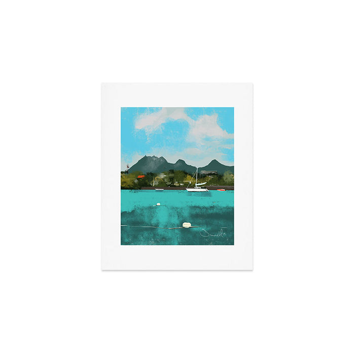 Tropical View Art Print Gallery Image 1