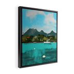 Tropical View Framed Canvas Print Gallery Image 2