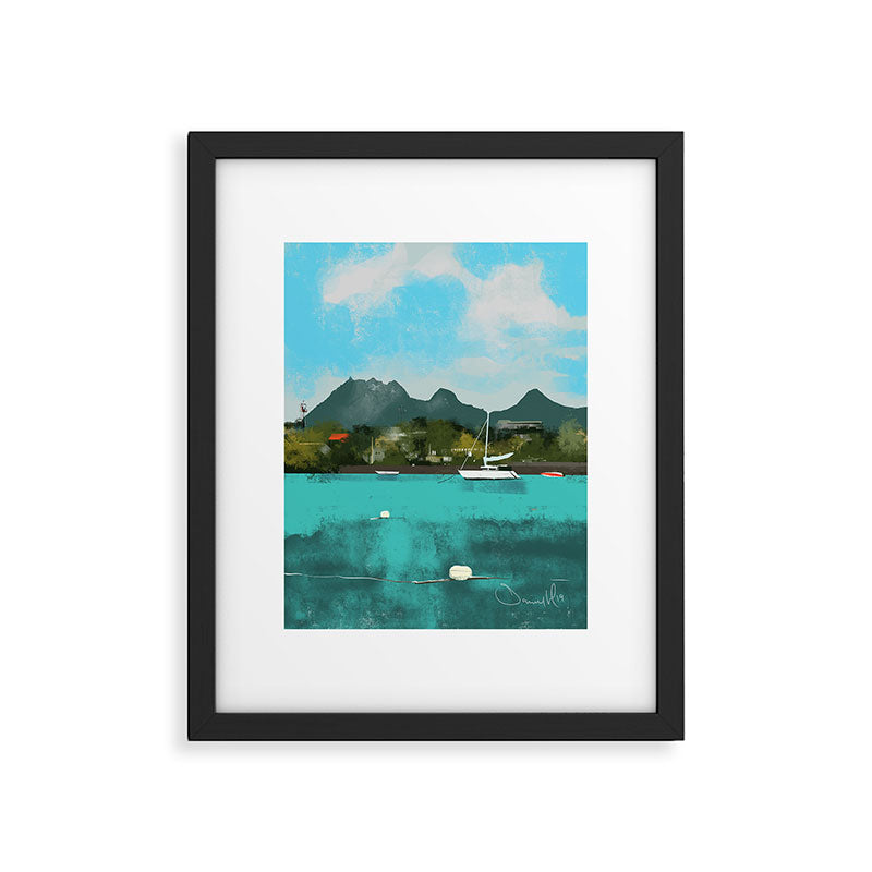 Tropical View Framed Art Print Gallery Image 5