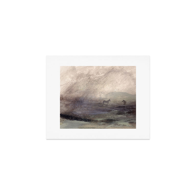 Two Horses Art Print Gallery Image 1