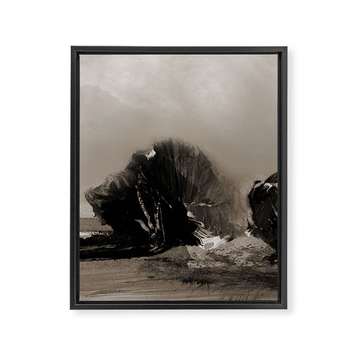 Two Trees Framed Canvas Print Gallery Image 1