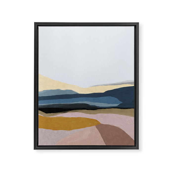 Valley Framed Canvas Print Gallery Image 1