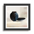 Vase and Plate Framed Art Print Gallery Image 1