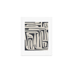 Vintage Cut Out Abstract Art Print Gallery Image 1