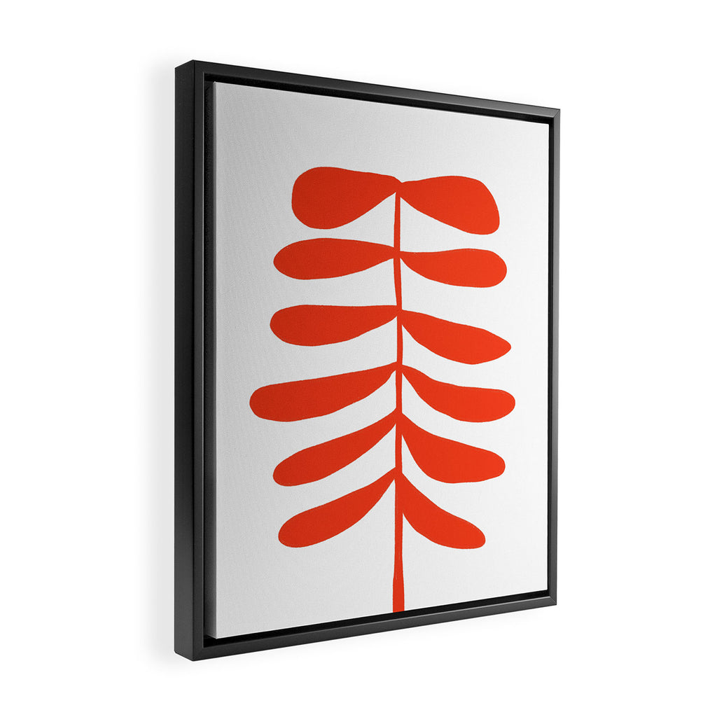 Växt Framed Canvas Print Gallery Image 2