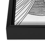 Wave Framed Canvas Print Gallery Image 3