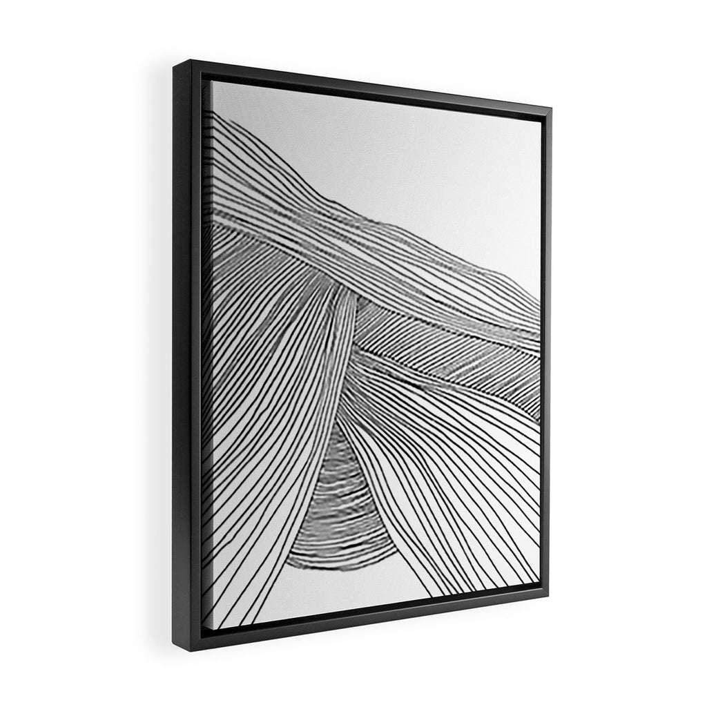 Wave Framed Canvas Print Gallery Image 2