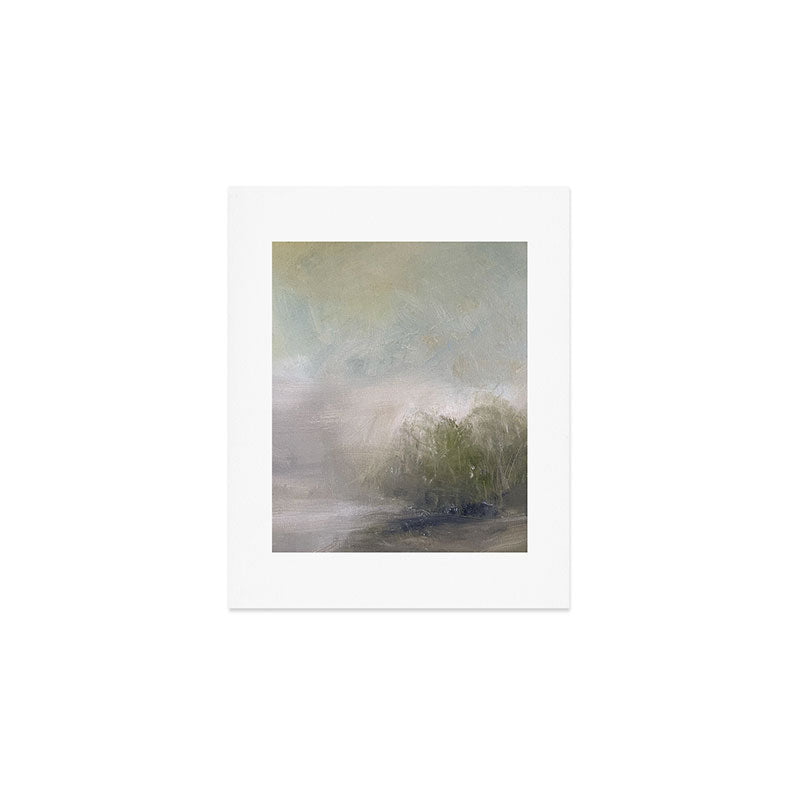 West Riverbank Art Print Gallery Image 1