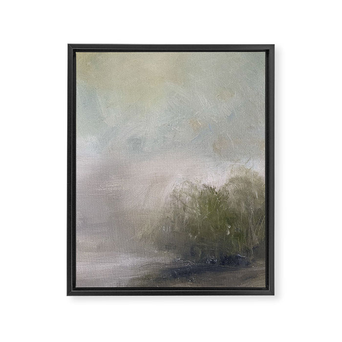 West Riverbank Framed Canvas Print Gallery Image 1