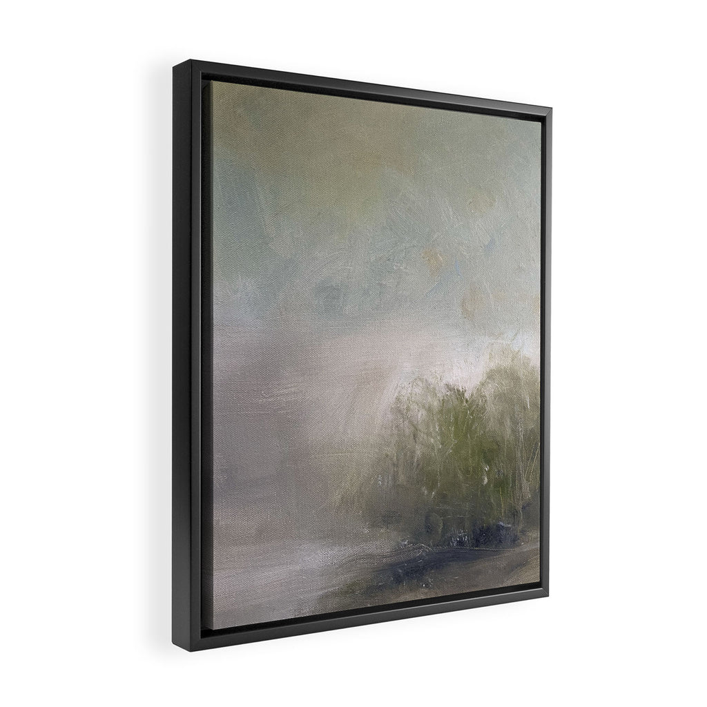 West Riverbank Framed Canvas Print Gallery Image 2
