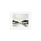 Winter Road Art Print Gallery Image 1
