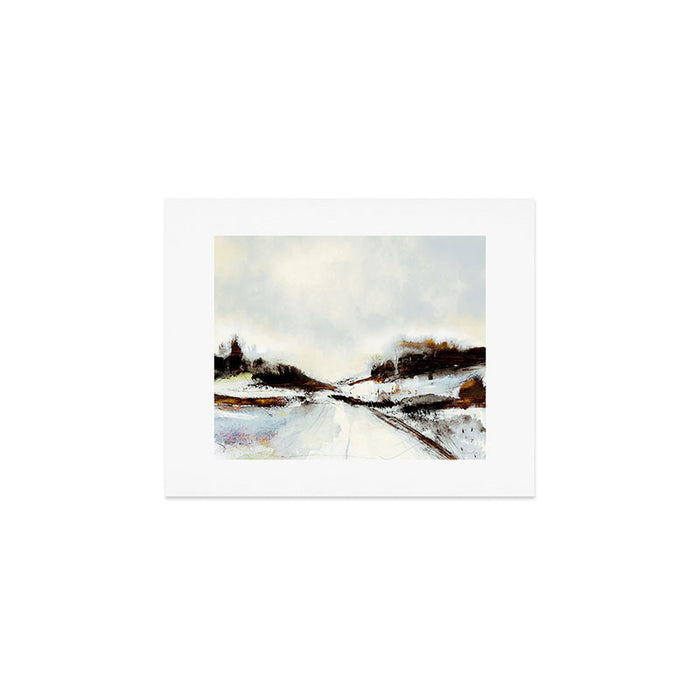 Winter Road Art Print Gallery Image 1