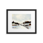Winter Road Framed Art Print Gallery Image 5