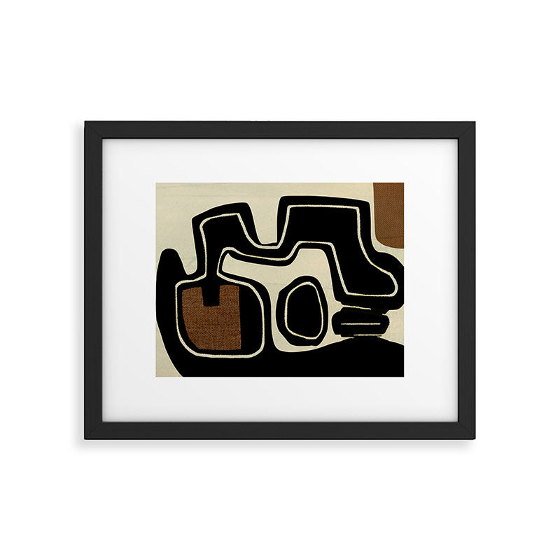Worked Framed Art Print Gallery Image 5
