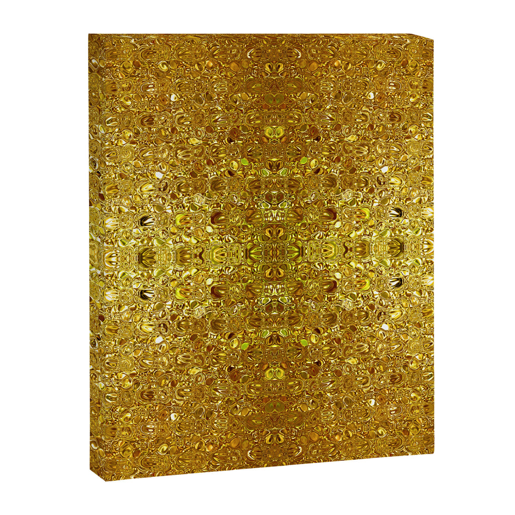 Deep gold glass mosaic Canvas Print Gallery Image 8