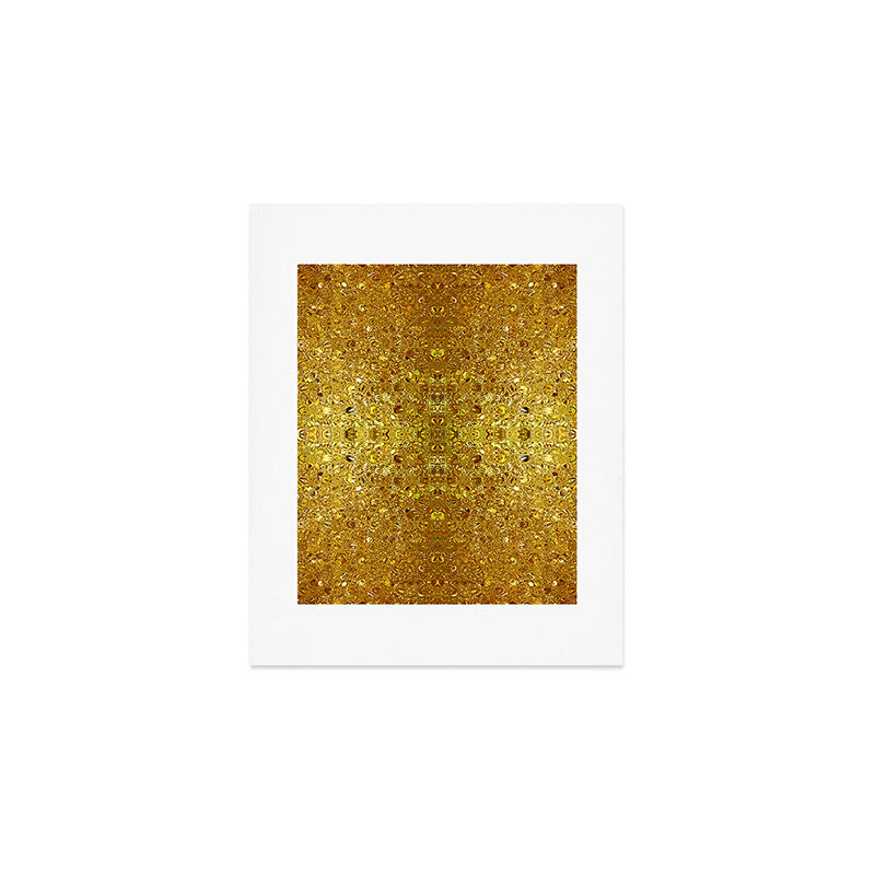 Deep gold glass mosaic Art Print Gallery Image 1