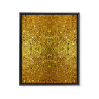 Deep gold glass mosaic Framed Canvas Print Gallery Image 8