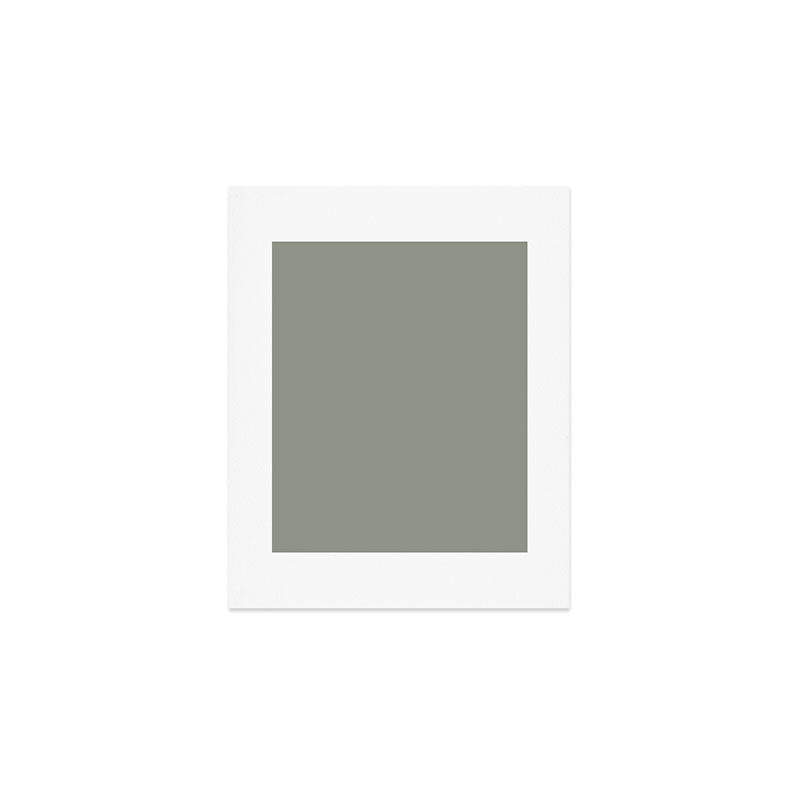 Evergreen Fog Green solid Art Print Gallery Image 1