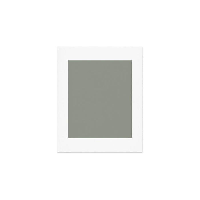 Evergreen Fog Green solid Art Print Gallery Image 1