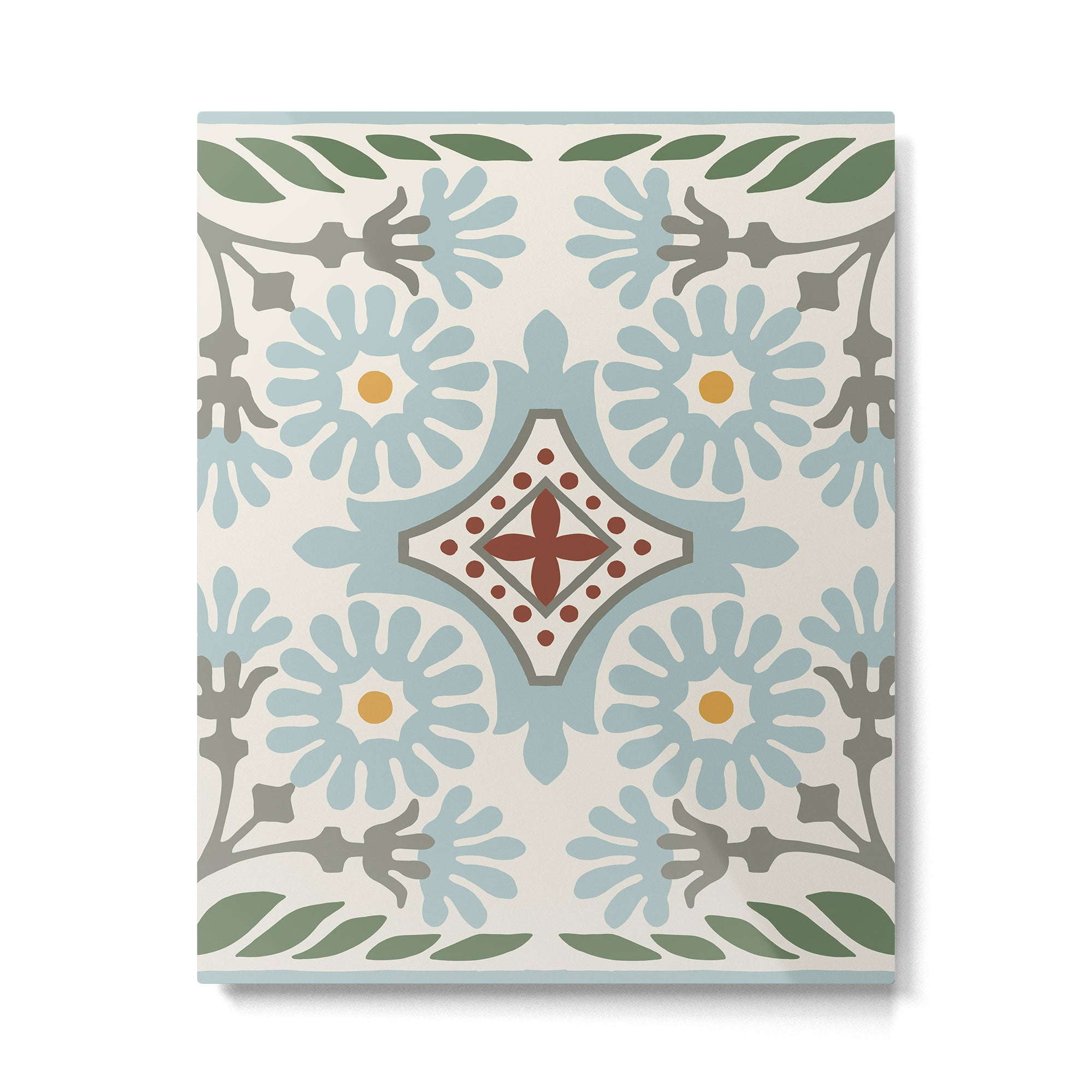 Moroccan Tile Metal Print Gallery Image 6