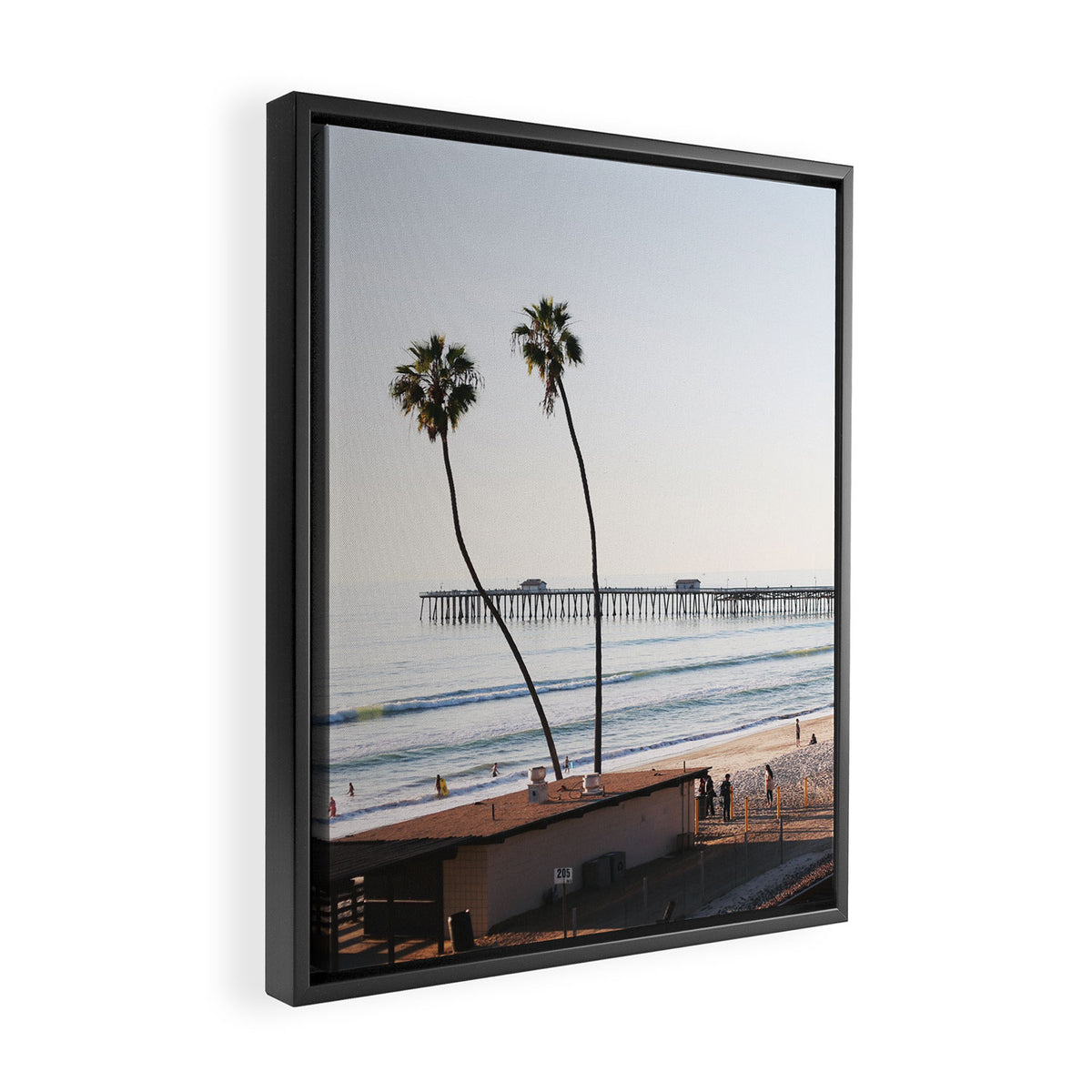 San Clemente Framed Canvas Print Gallery Image 2