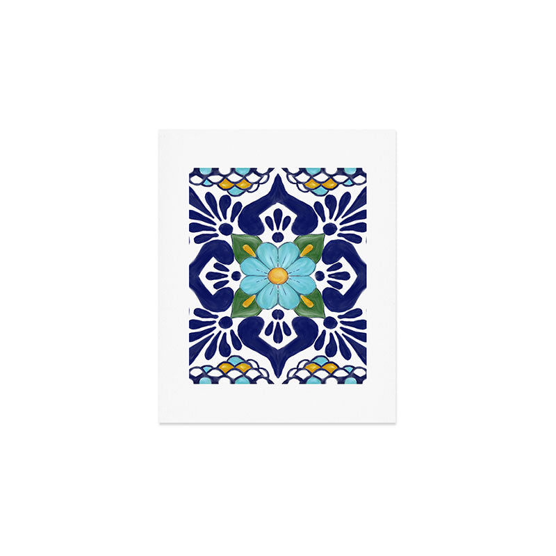 talavera tile 2 Art Print Gallery Image 1