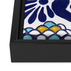 talavera tile 2 Framed Canvas Print Gallery Image 3