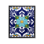 talavera tile 2 Framed Canvas Print Gallery Image 8