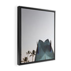 Twin Fin Surfboard Framed Canvas Print Gallery Image 2