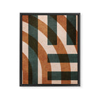 ABSTRACT ALPHABET / Decorative H Framed Canvas Print Gallery Image 6
