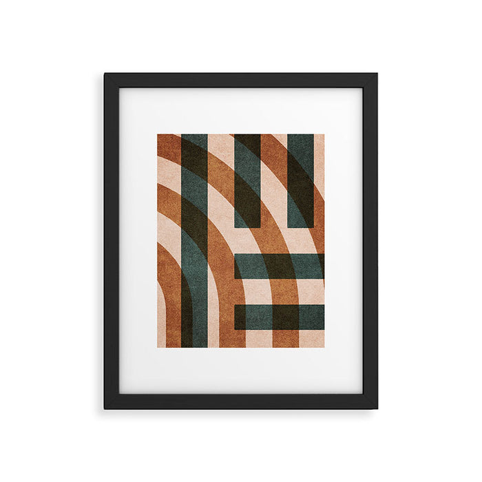 ABSTRACT ALPHABET / Decorative H Framed Art Print Gallery Image 1