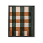 ABSTRACT ALPHABET / Decorative I Framed Canvas Print Gallery Image 6