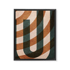 ABSTRACT ALPHABET / Decorative J Framed Canvas Print Gallery Image 6