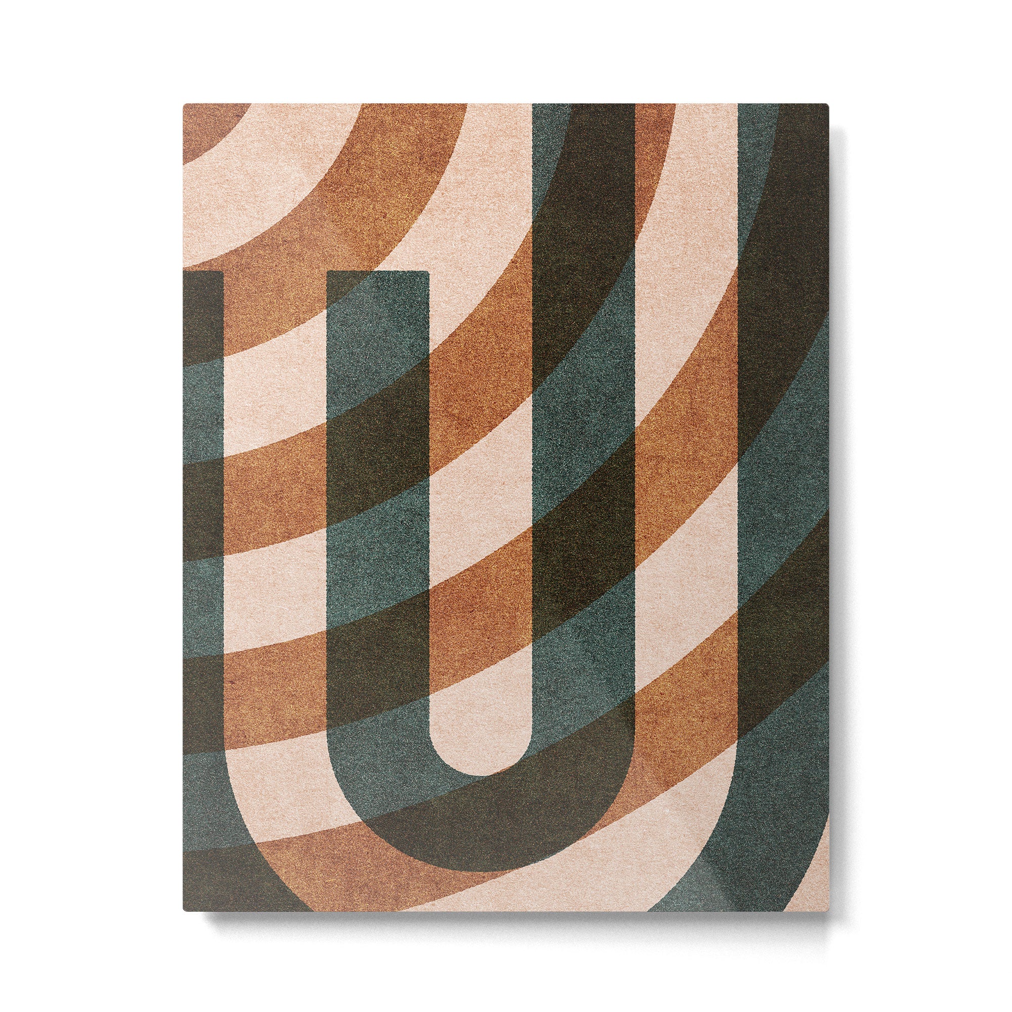 ABSTRACT ALPHABET / Decorative J Metal Print Gallery Image 4