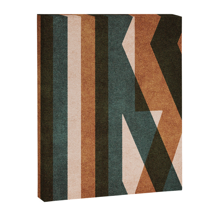 ABSTRACT ALPHABET / Decorative K Canvas Print Gallery Image 1