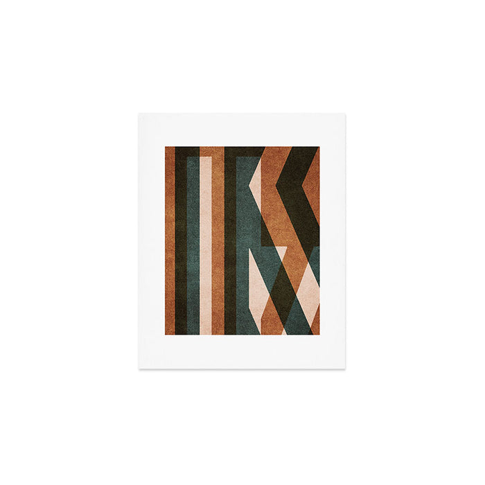 ABSTRACT ALPHABET / Decorative K Art Print Gallery Image 1