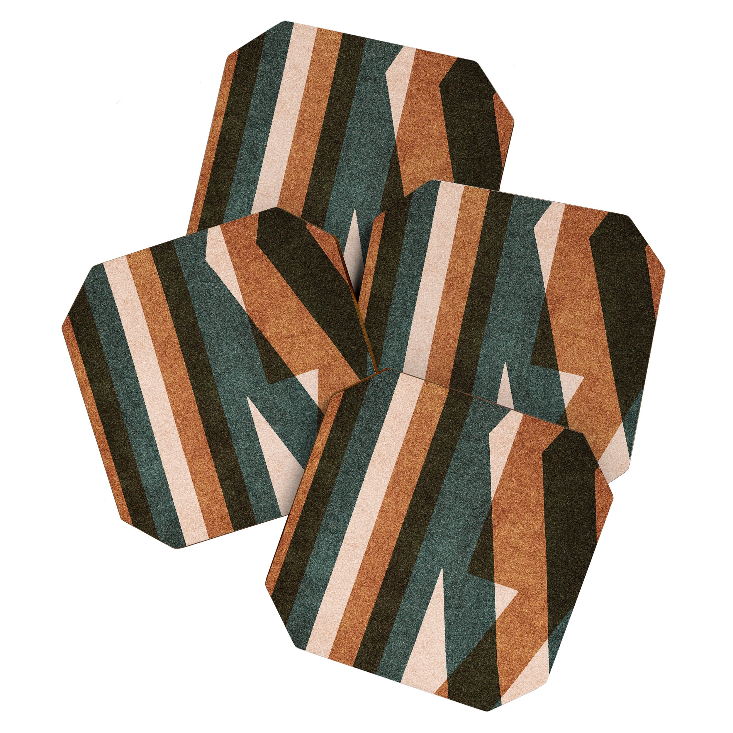 ABSTRACT ALPHABET / Decorative K Coaster Gallery Image 1